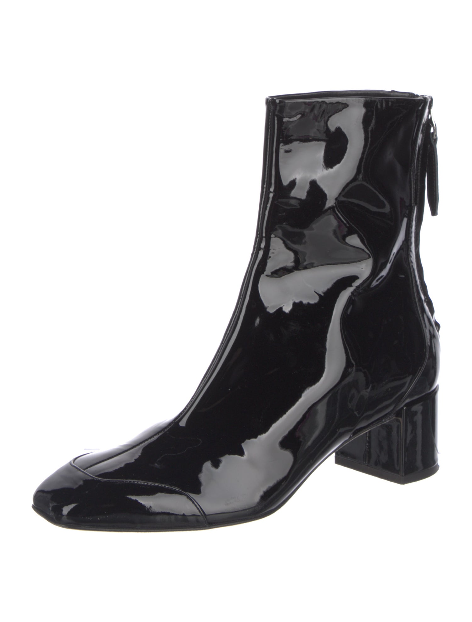 Aeyde Patent Leather Boots