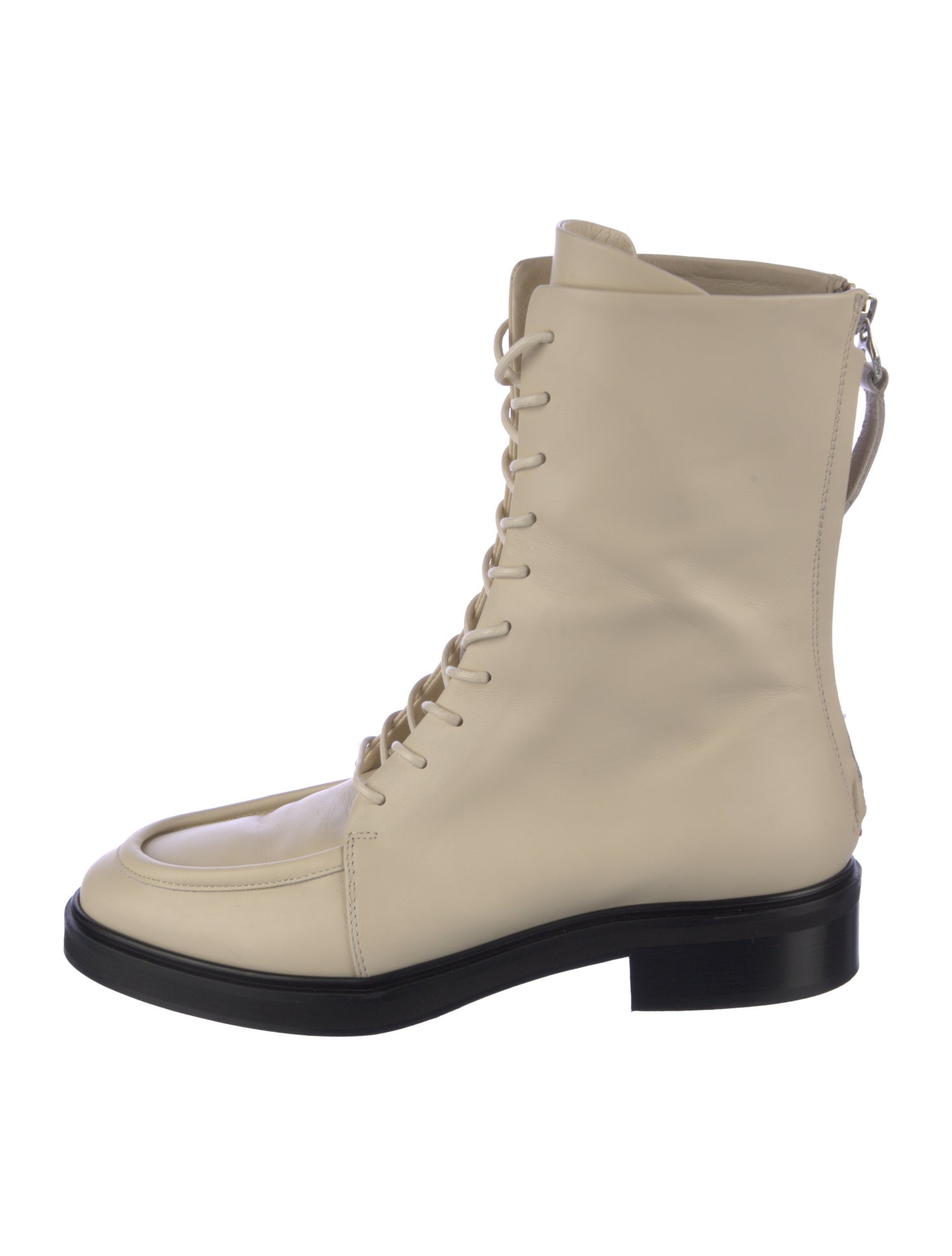 Aeyde Leather Combat Boots