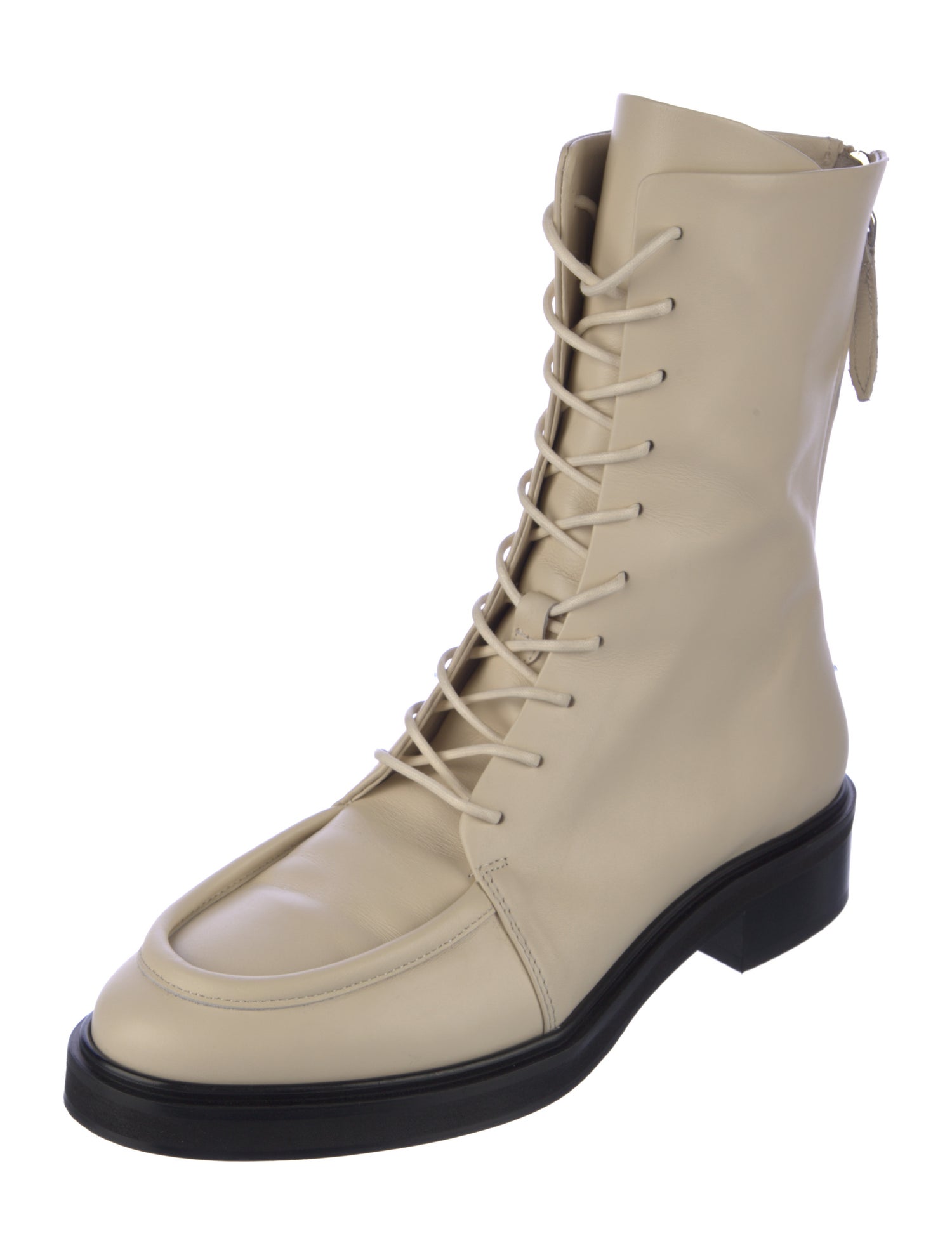 Aeyde Leather Combat Boots