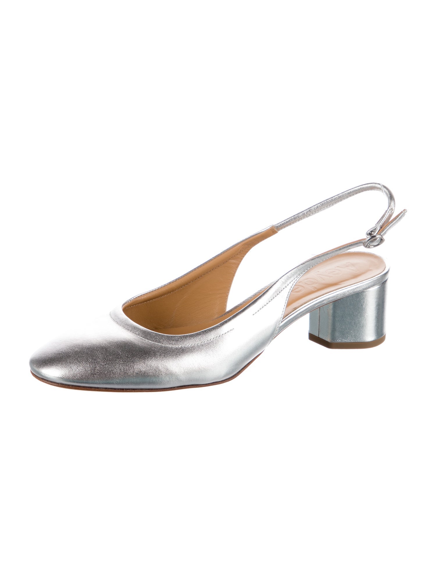 Aeyde Leather Slingback Flats