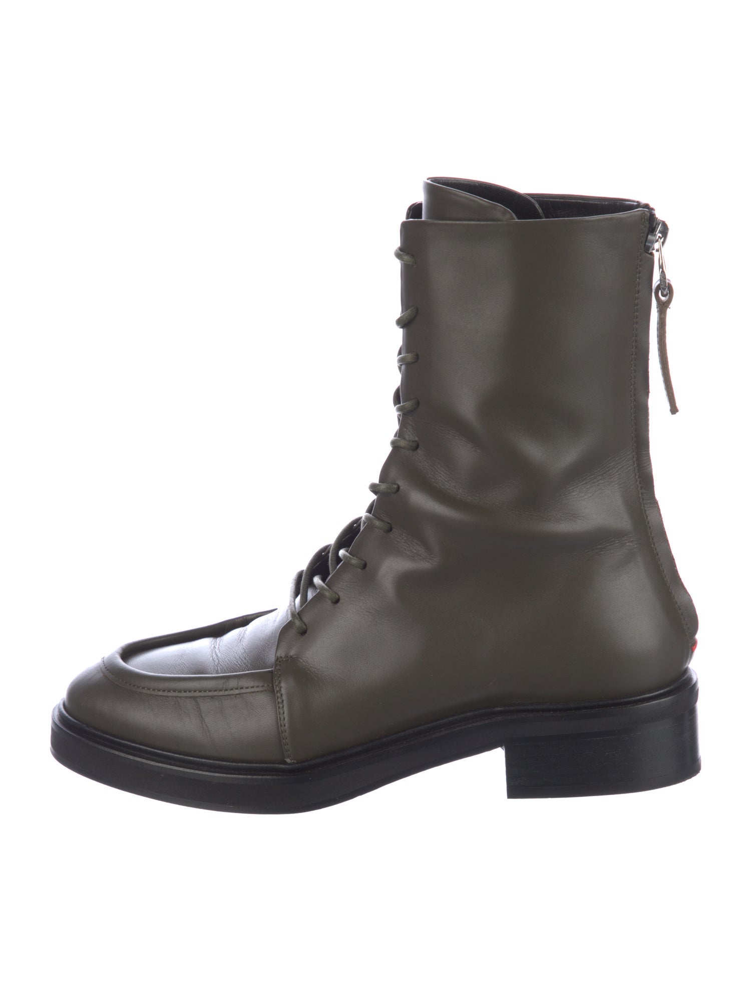 Aeyde Leather Combat Boots