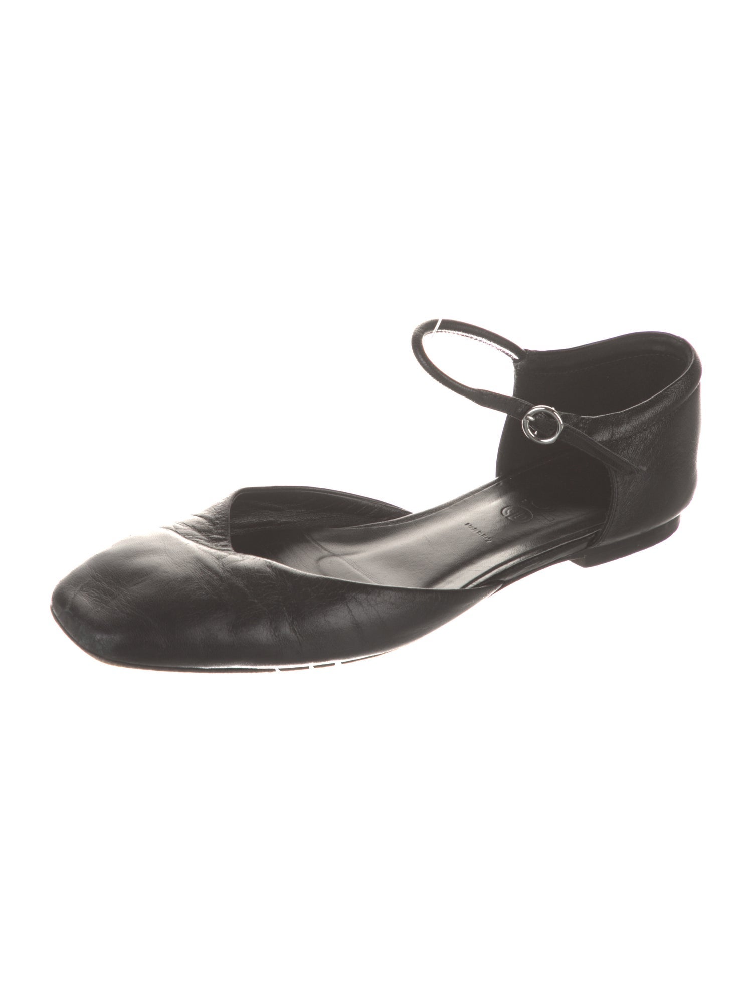 Aeyde Leather D'Orsay Flats