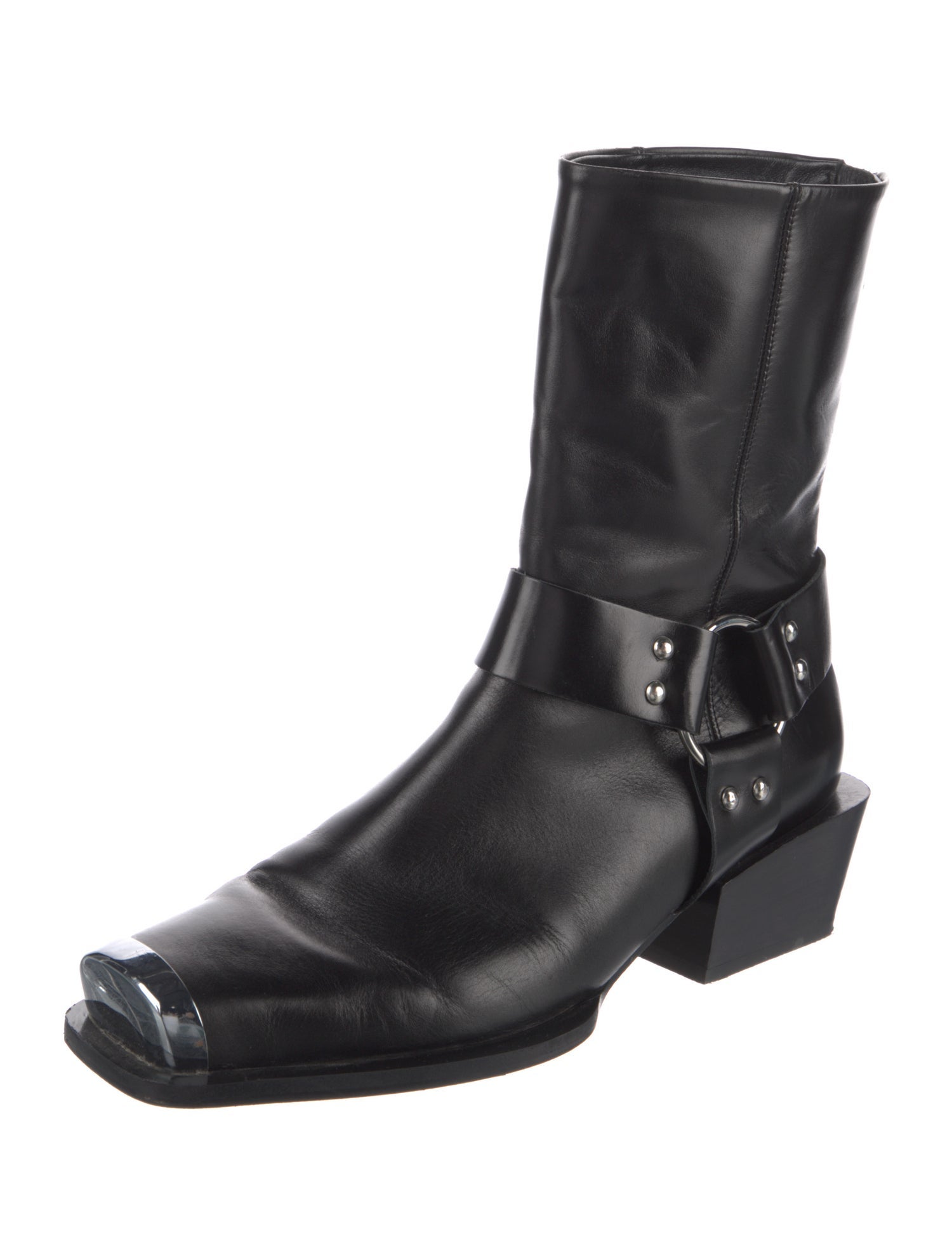 Aeyde Leather Moto Boots