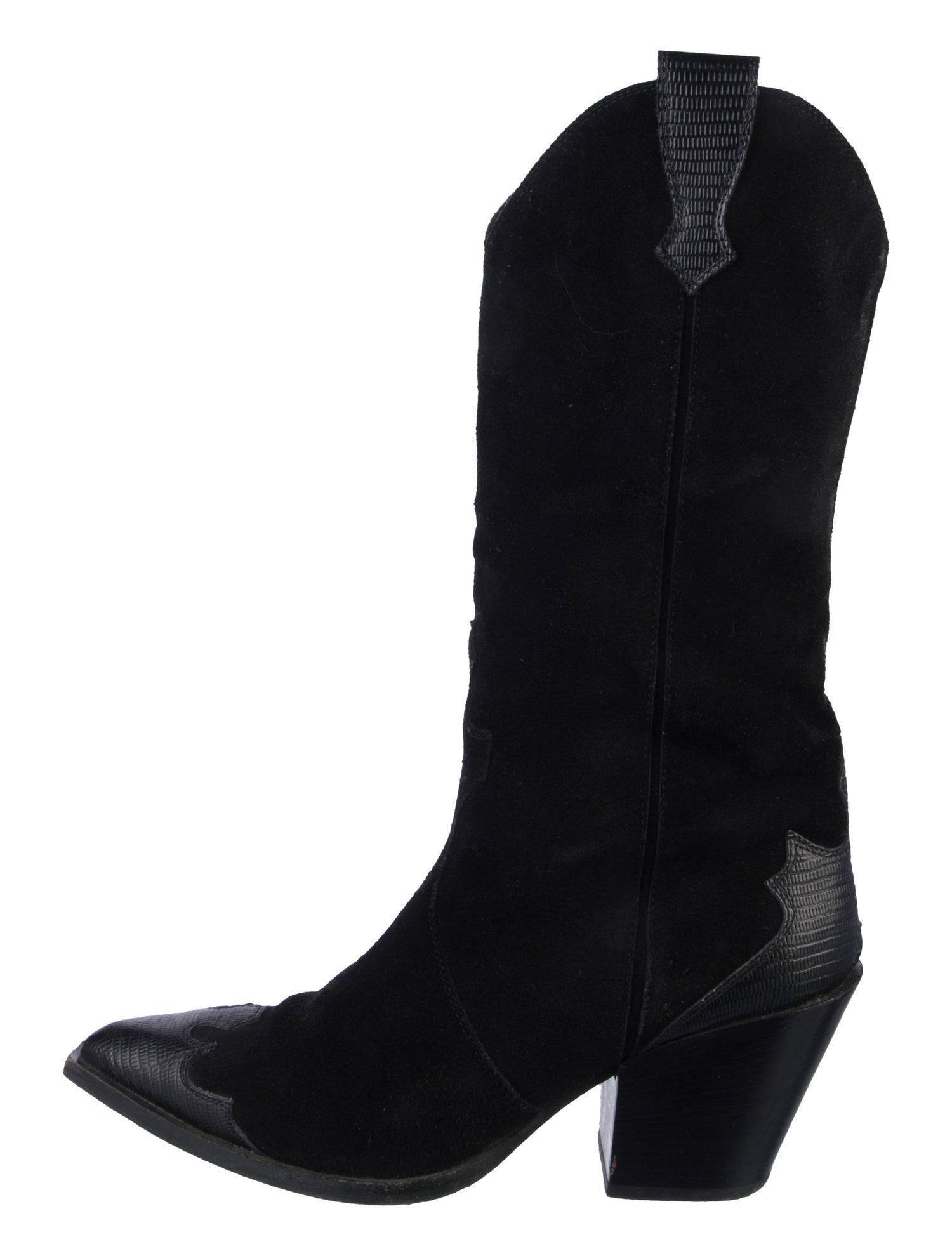 Aeyde Suede Western Boots