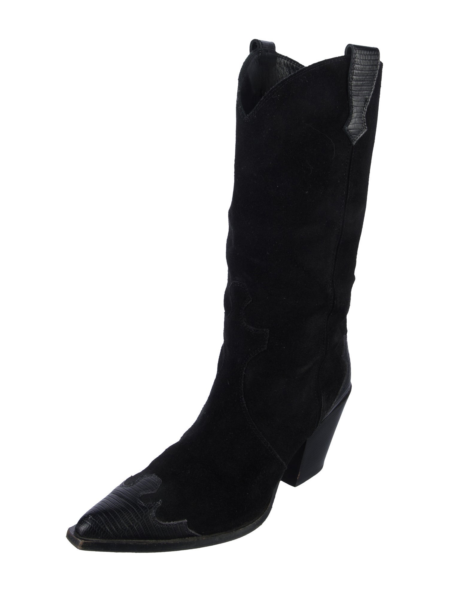 Aeyde Suede Western Boots