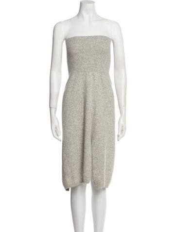 Allude Skirts Cashmere Midi Length Skirt M