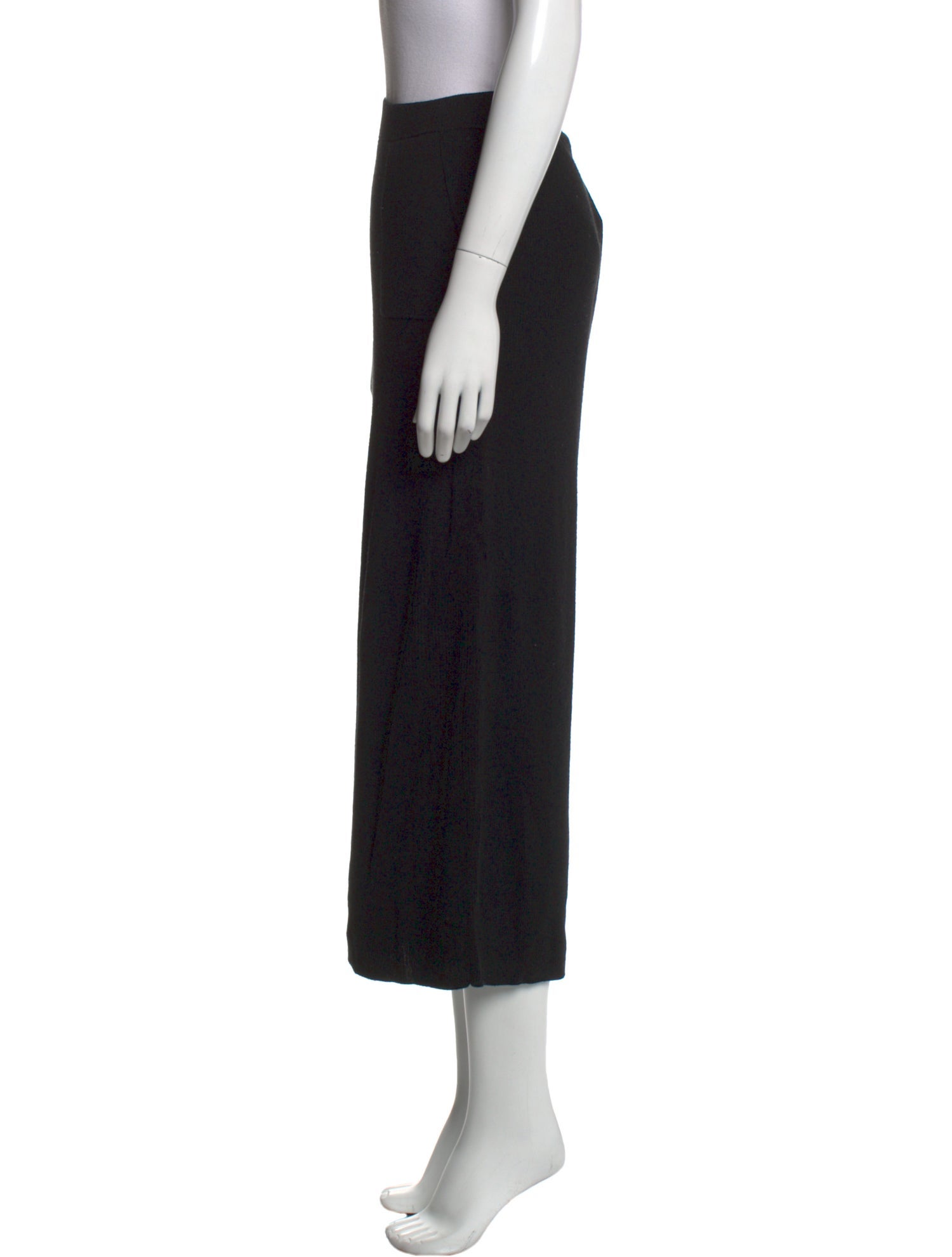 Allude Virgin Wool Wide Leg Pants