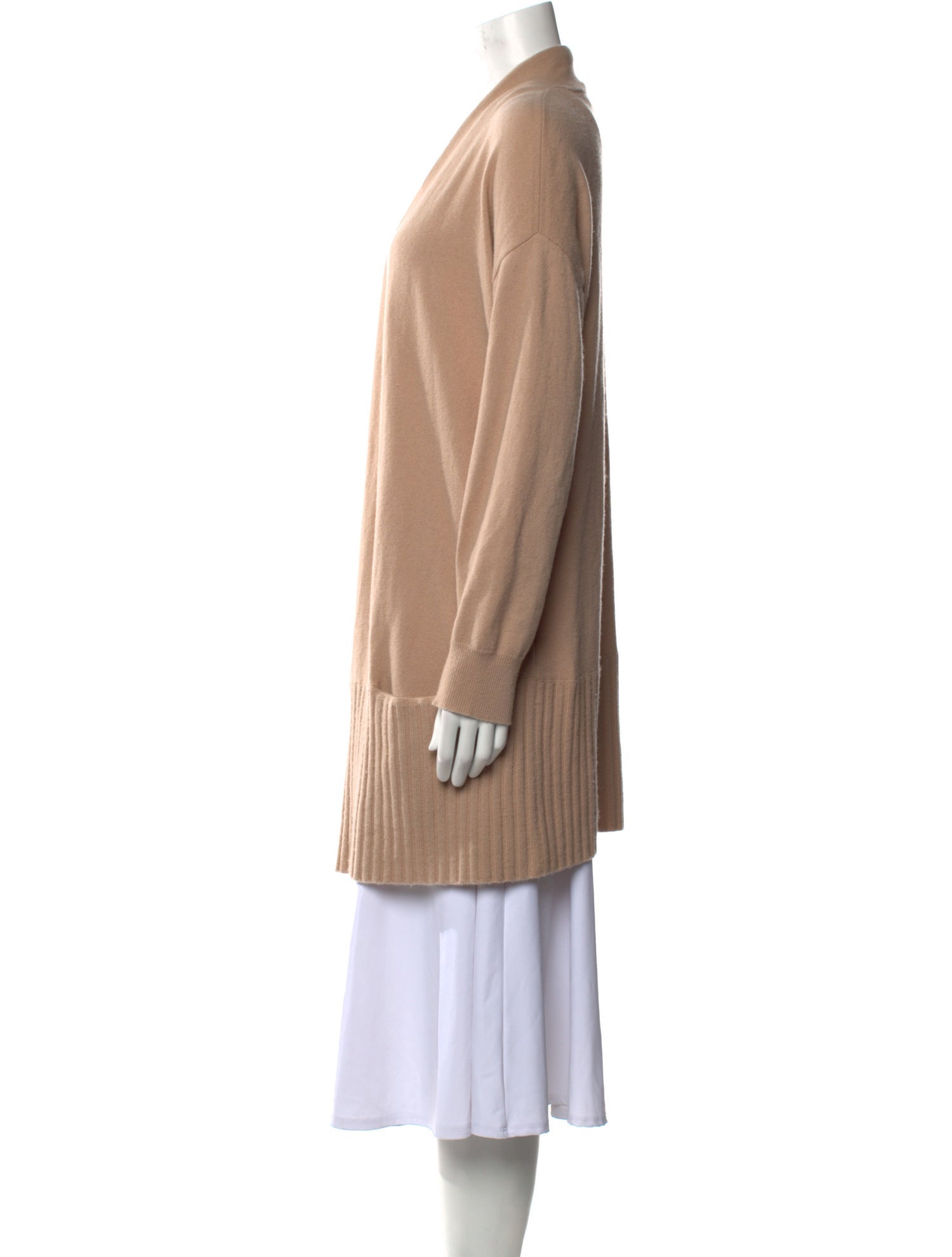 Allude Cashmere Open Front Sweater