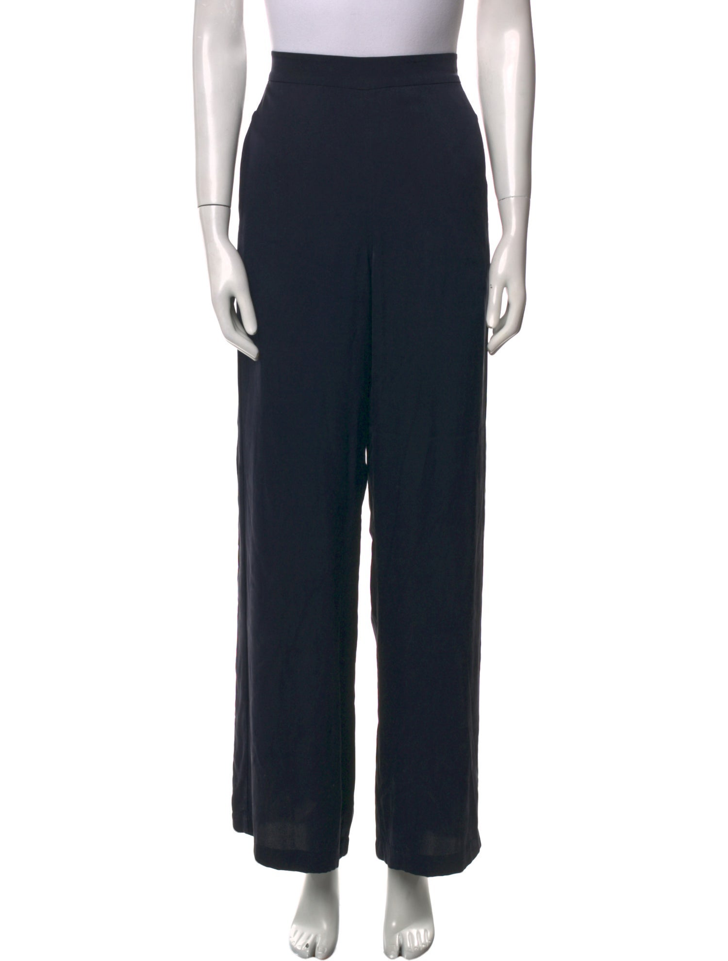 Allude Silk Wide Leg Pants