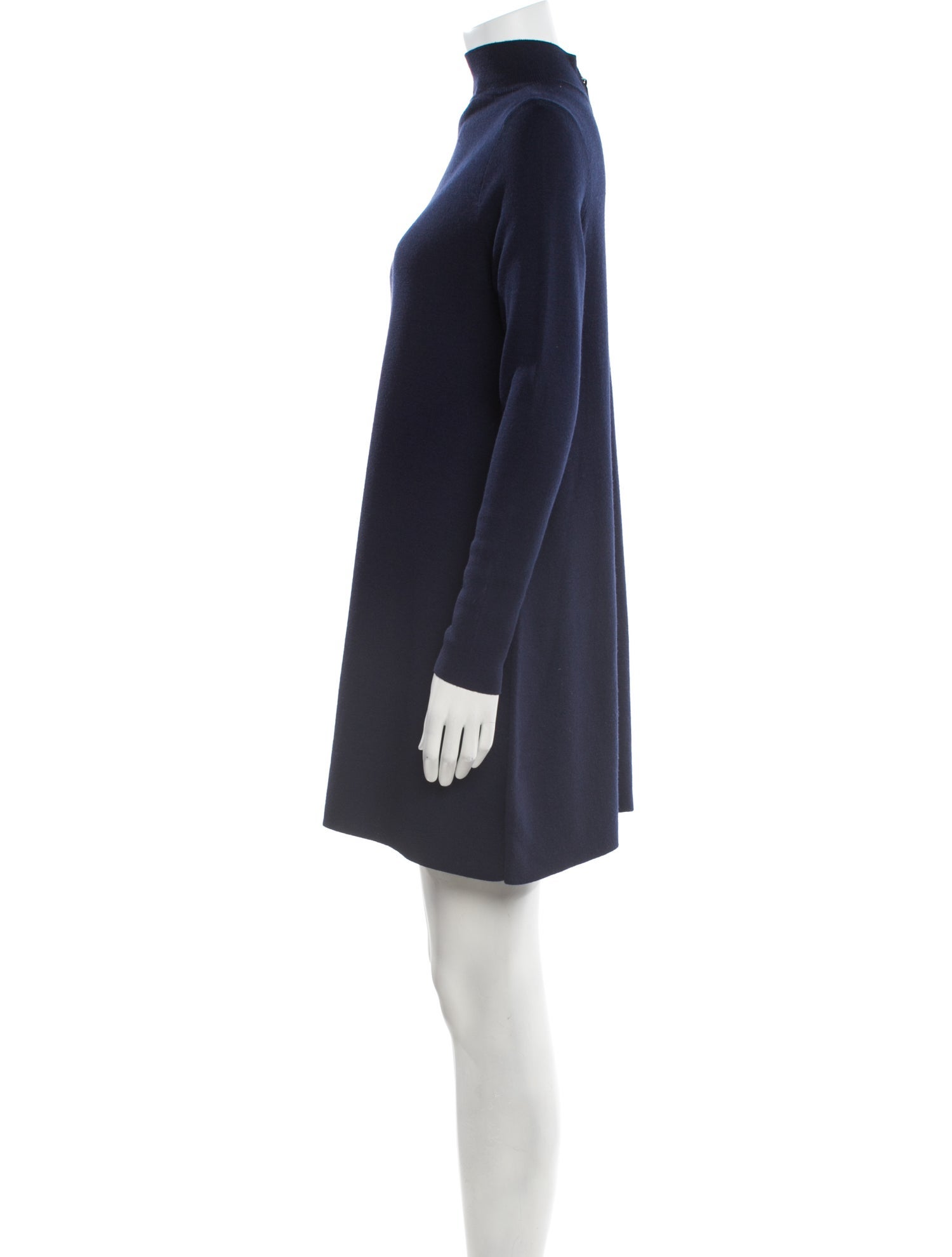 Allude Virgin Wool Mini Dress