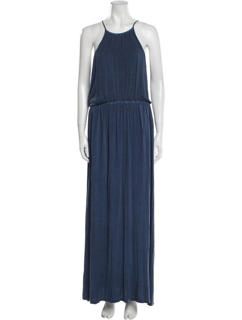 Allude Halterneck Long Dress