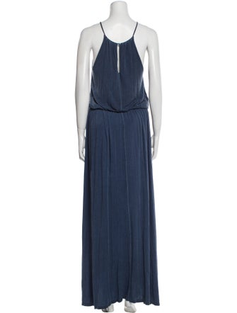Allude Halterneck Long Dress