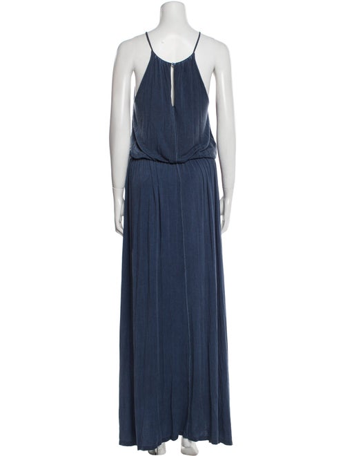 Allude Halterneck Long Dress