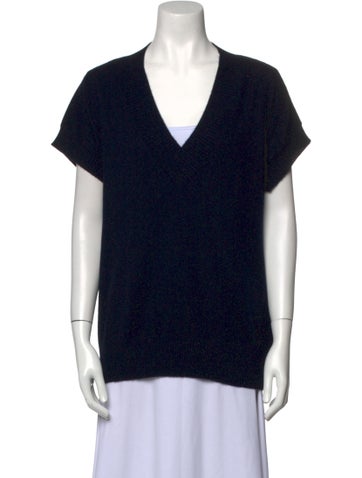 Allude Knitwear Cashmere V-Neck Sweater XS