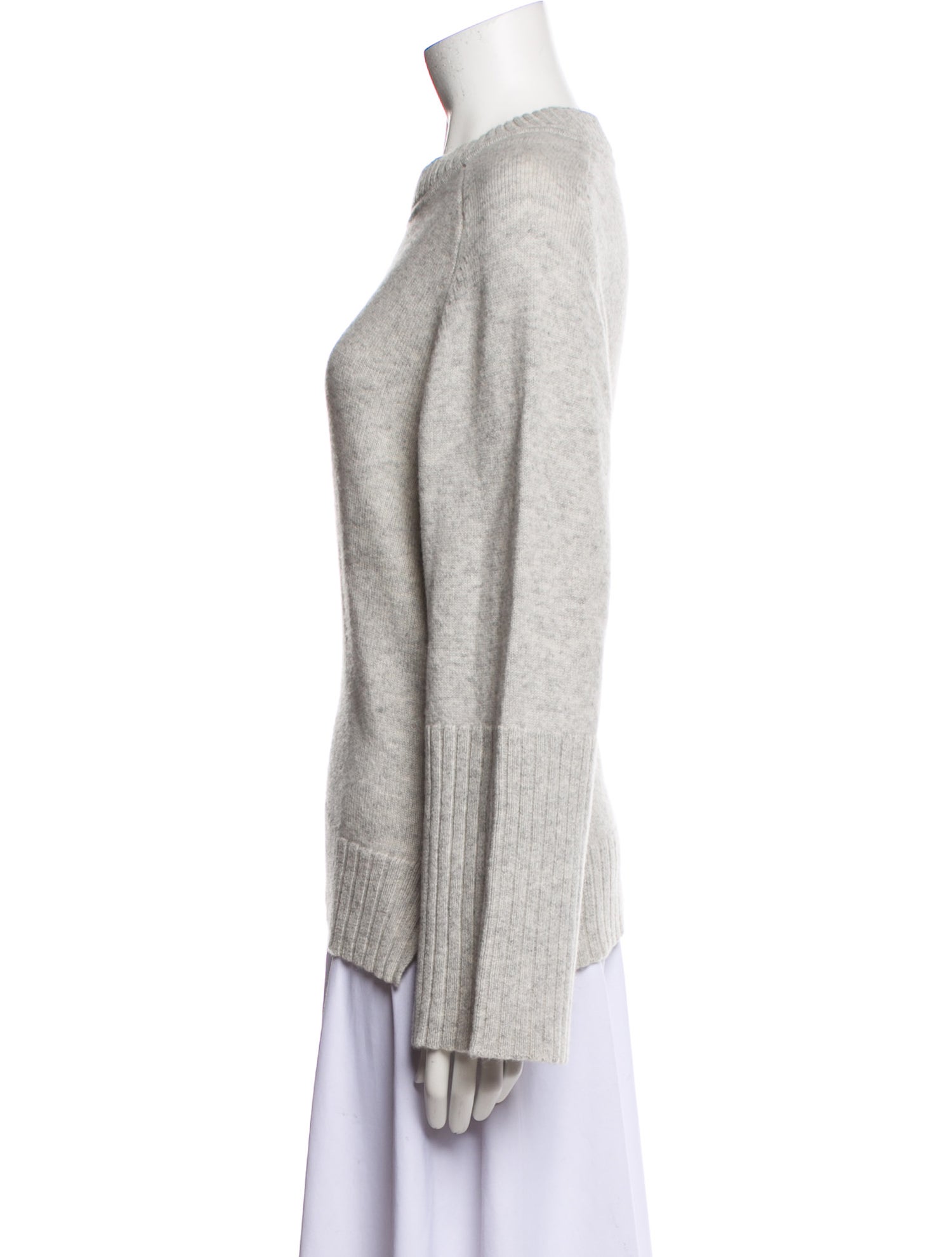 Allude Virgin Wool Mock Neck Sweater