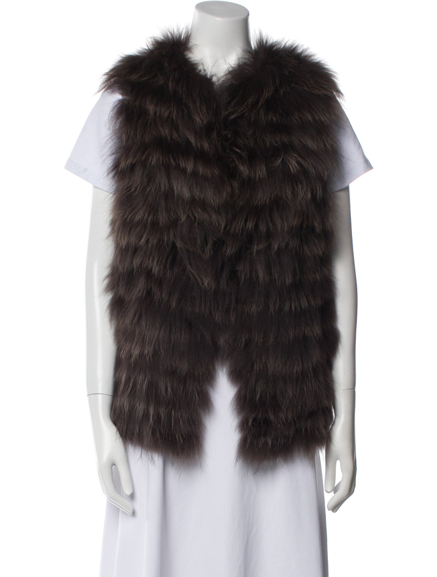 Allude Merino Wool Fur Jacket