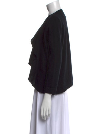 Allude Cashmere Open Front Sweater