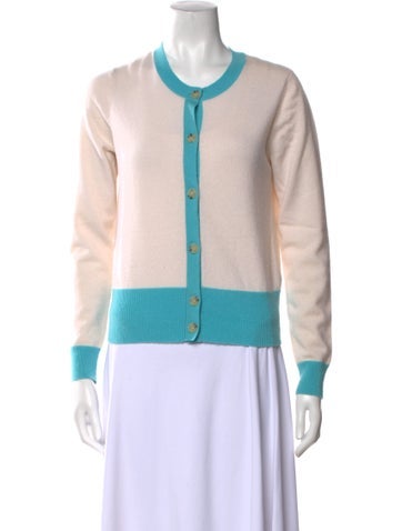 Allude Knitwear Cashmere Colorblock Pattern Sweater S