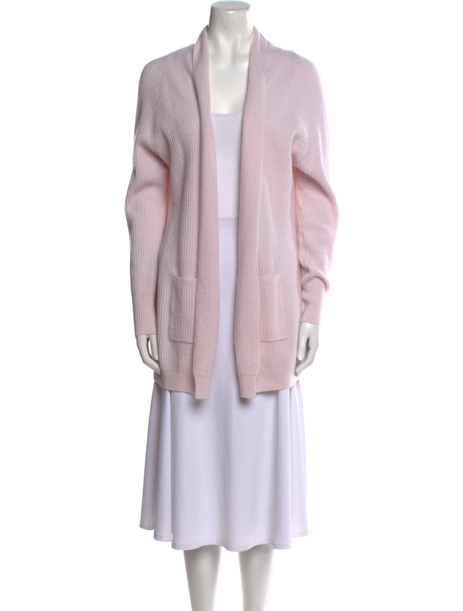 Allude Cashmere Open Front Sweater