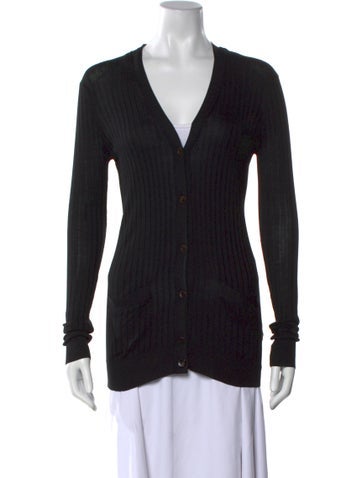 Allude Knitwear Cashmere V-Neck Sweater L