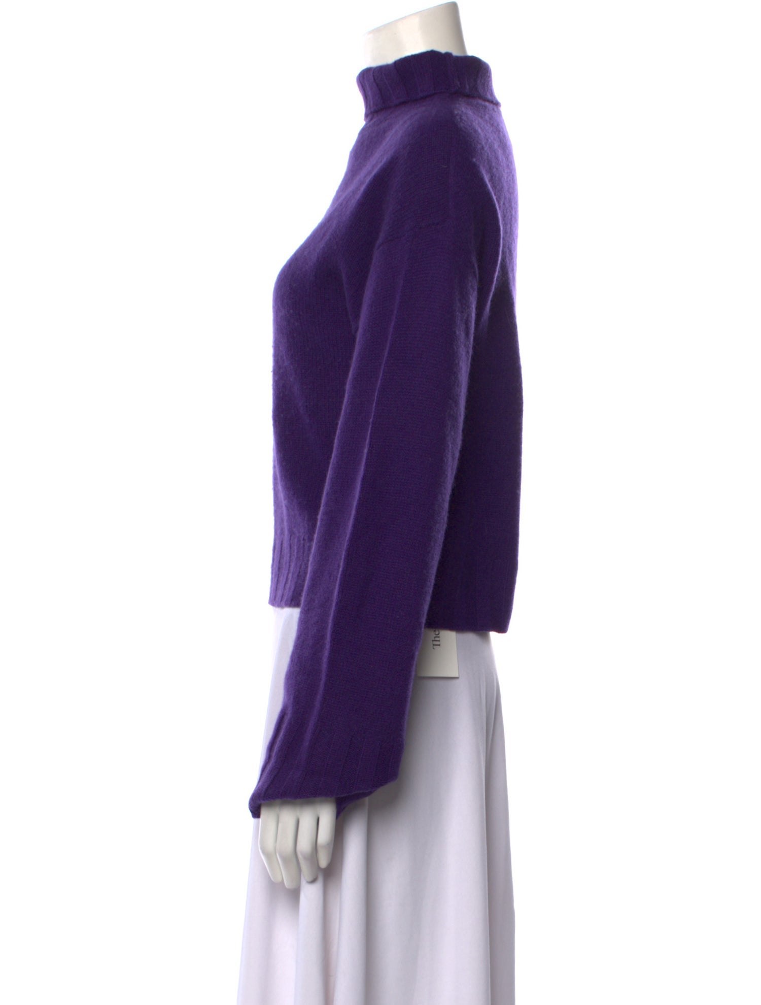 Allude Virgin Wool Mock Neck Sweater