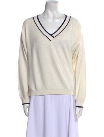 Allude Knitwear V-Neck Sweater S