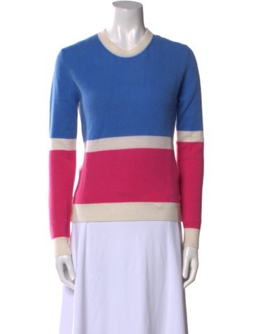 Allude Knitwear Cashmere Striped Sweater S