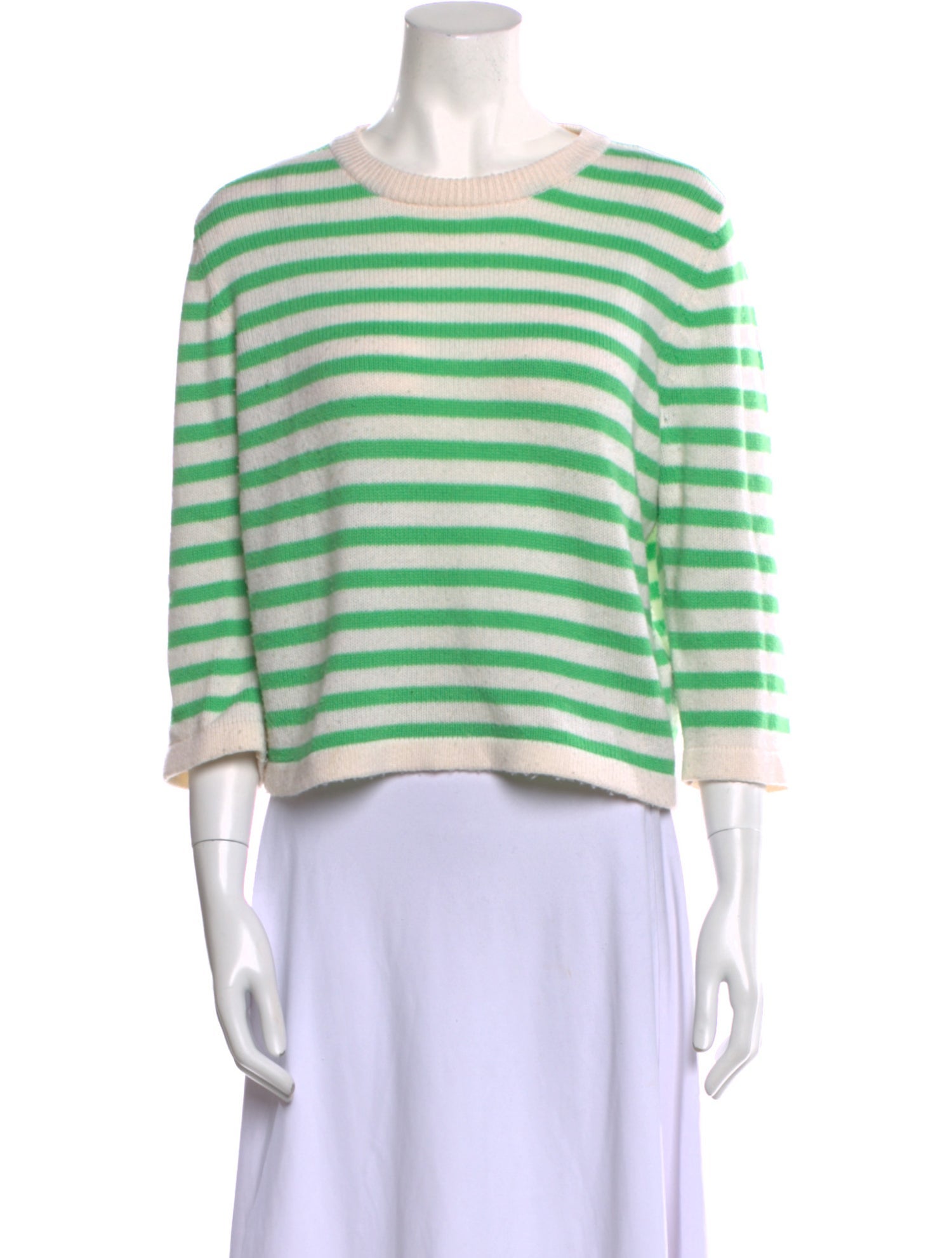 Allude Virgin Wool Striped Sweater