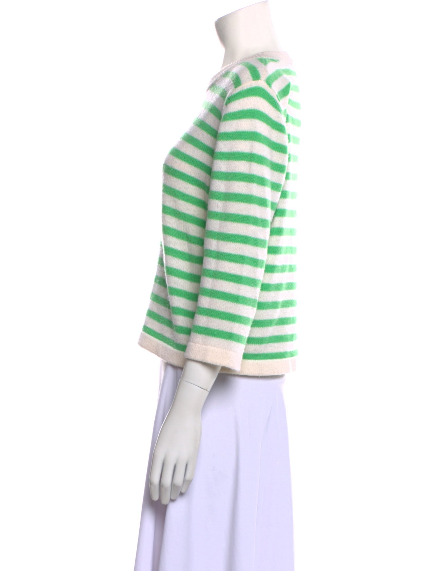 Allude Virgin Wool Striped Sweater