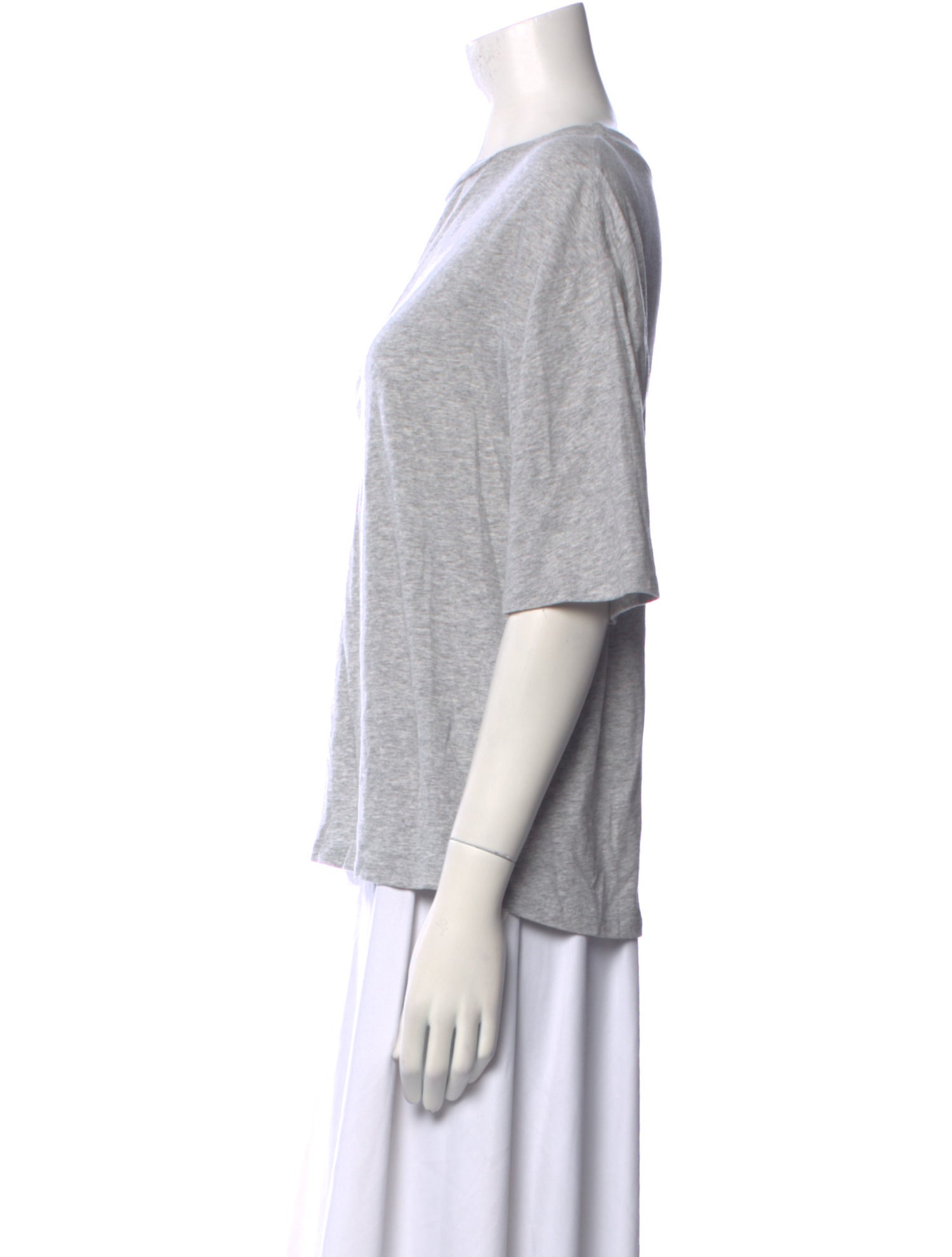 Allude Bateau Neckline Three-Quarter Sleeve Top w/ Tags