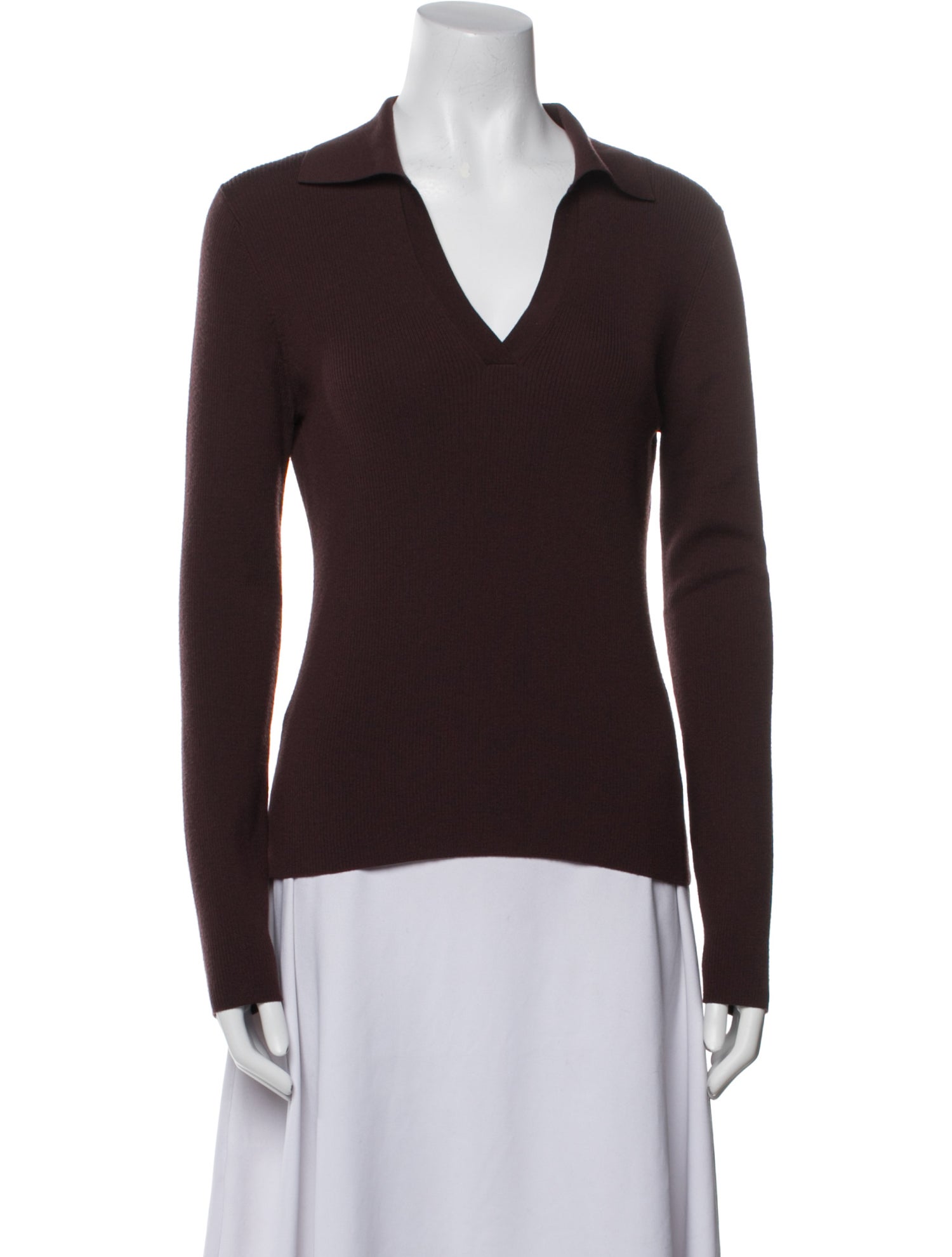 Allude Virgin Wool V-Neck Sweater