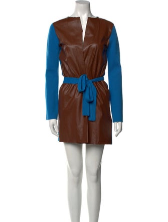 Allude Cashmere Colorblock Pattern Sweater