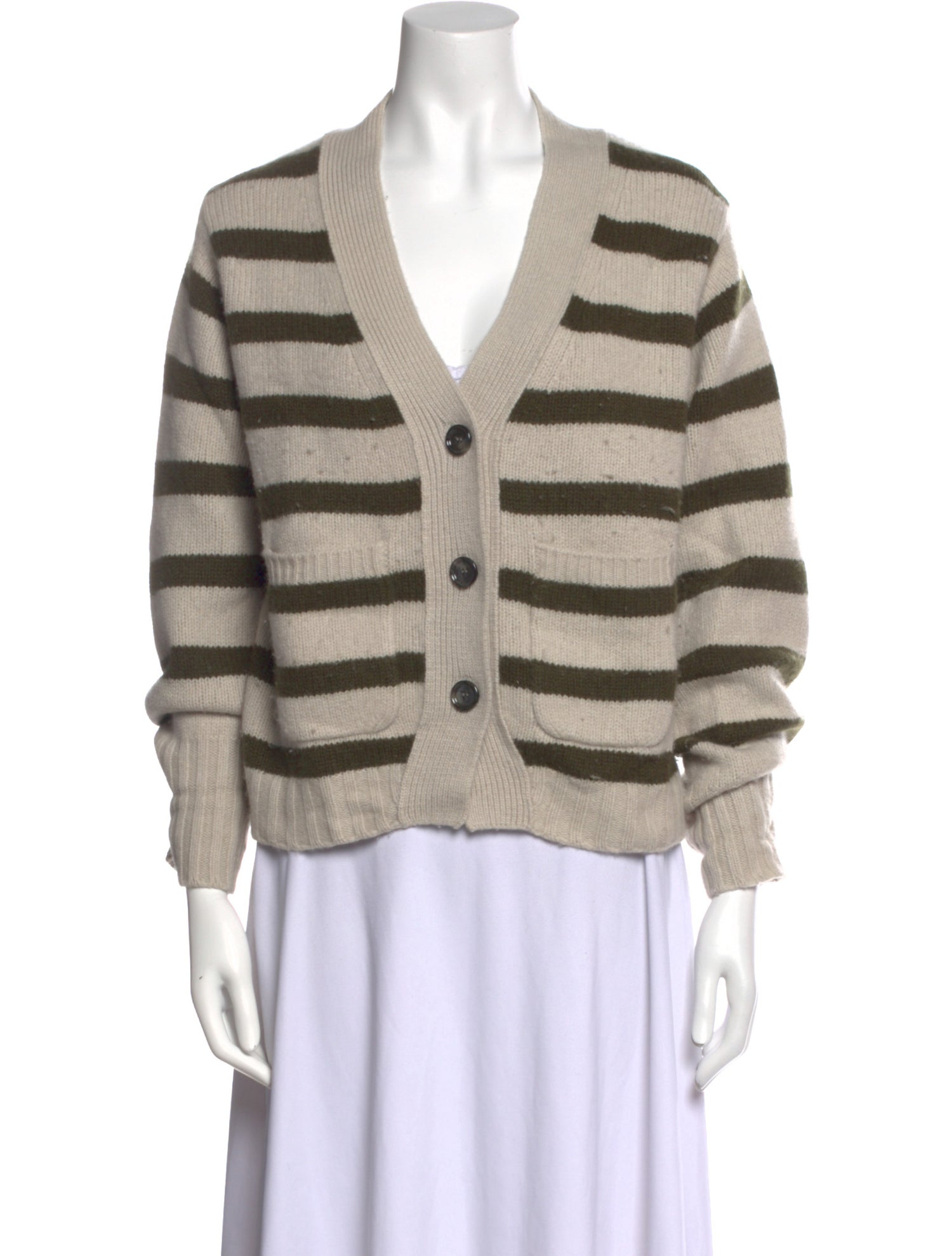 Allude Virgin Wool Striped Sweater