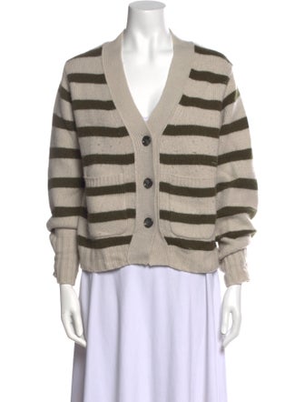 Allude Virgin Wool Striped Sweater