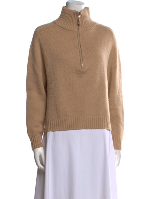 Allude Virgin Wool Mock Neck Sweater