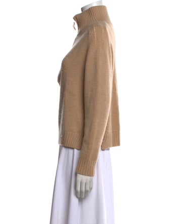 Allude Virgin Wool Mock Neck Sweater