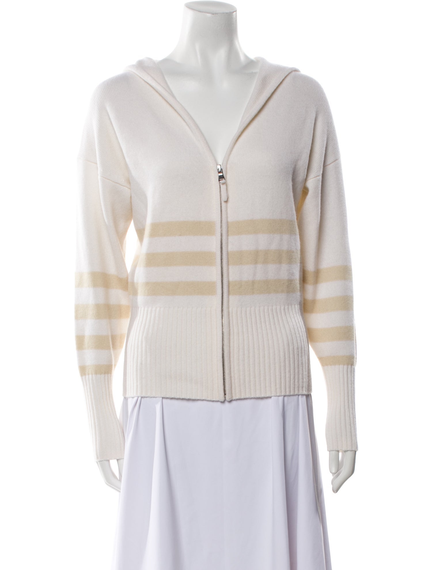 Allude Virgin Wool Striped Sweater w/ Tags