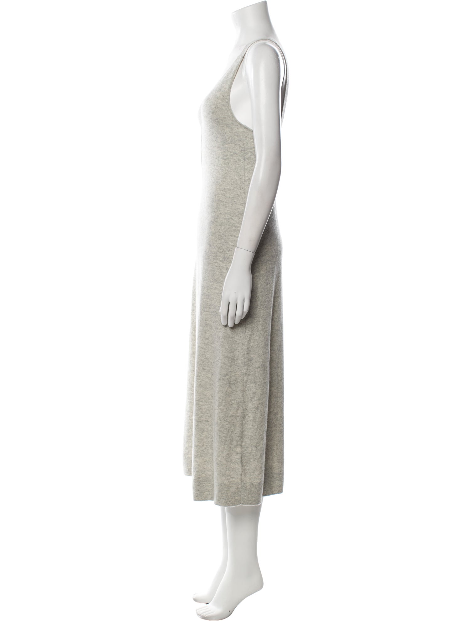 Allude Virgin Wool Midi Length Dress