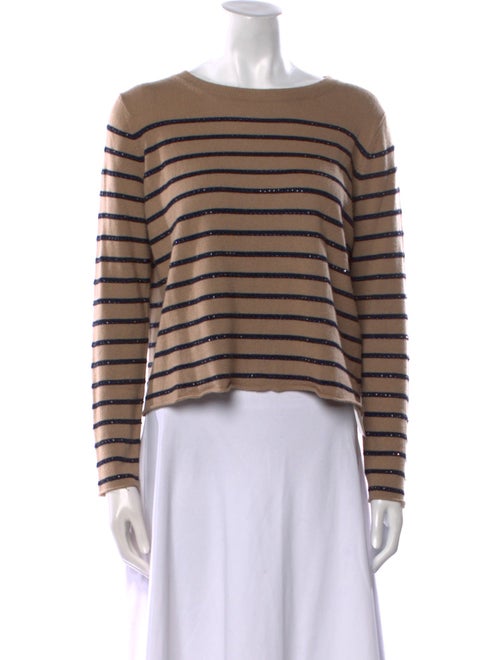 Allude Virgin Wool Striped Sweater