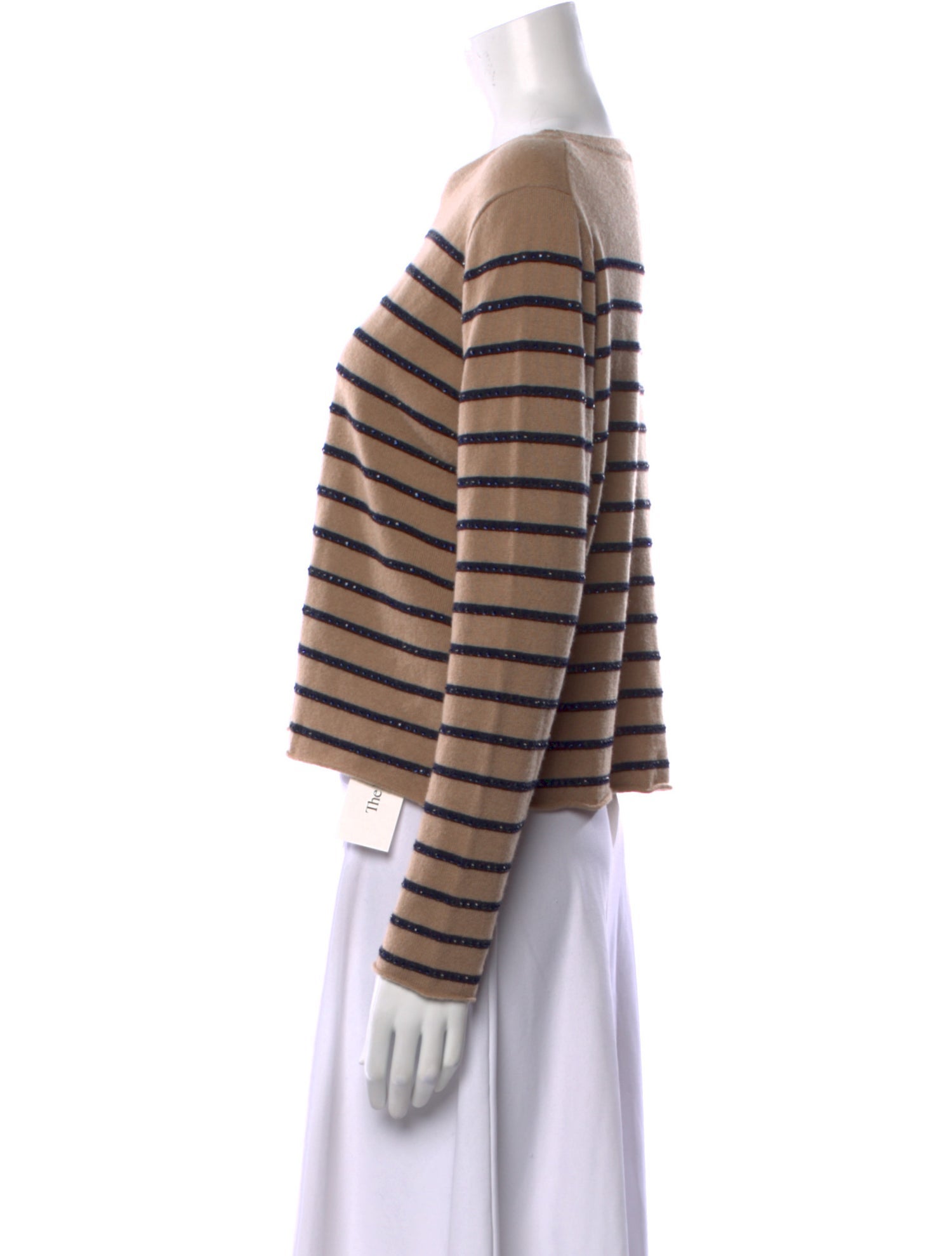 Allude Virgin Wool Striped Sweater