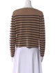 Allude Virgin Wool Striped Sweater