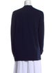 Allude Virgin Wool Open Front Sweater
