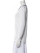 Allude Scoop Neck Long Sleeve Sweatshirt