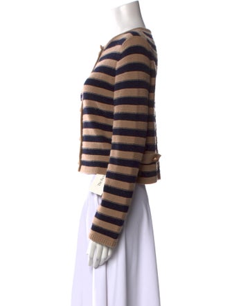 Allude Virgin Wool Striped Sweater