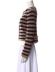 Allude Virgin Wool Striped Sweater