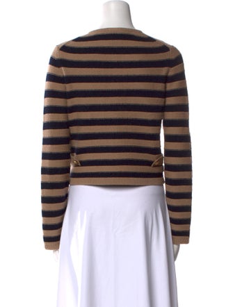 Allude Virgin Wool Striped Sweater