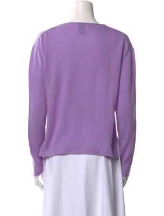 Allude Cashmere Bateau Neckline Sweater