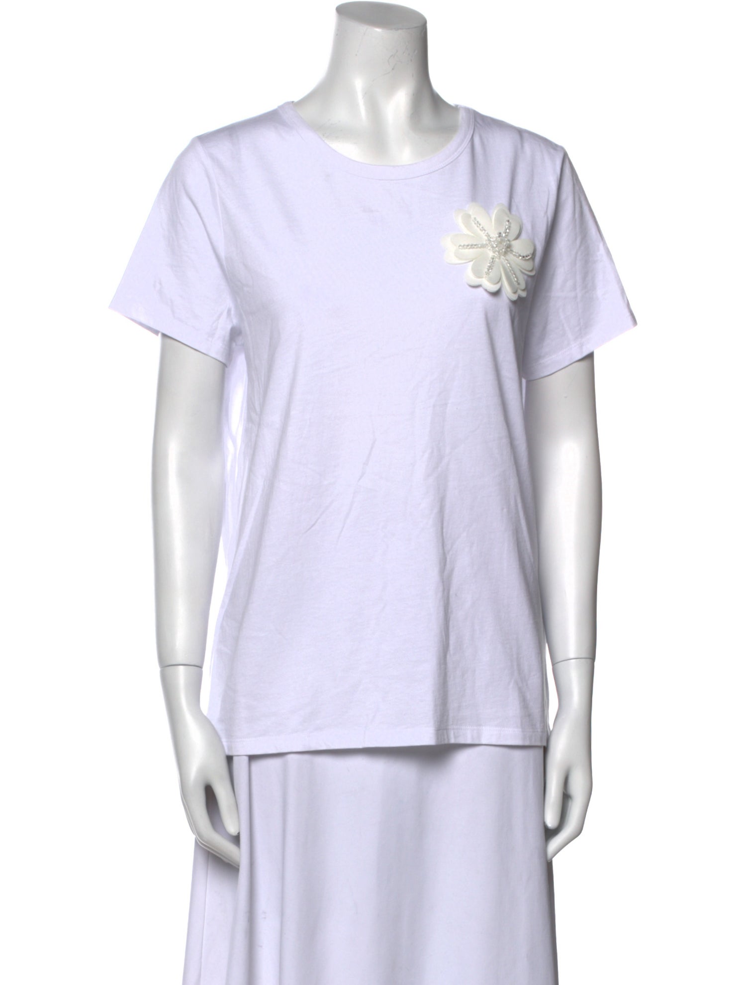 Allude Crew Neck Short Sleeve T-Shirt