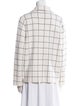 Allude Virgin Wool Plaid Print Sweater