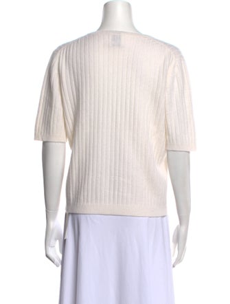 Allude Cashmere Bateau Neckline Sweater